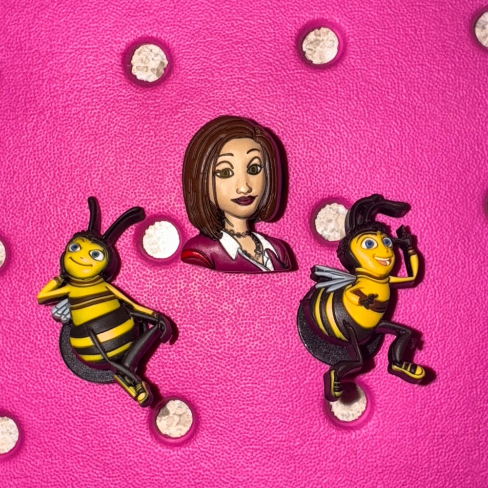 Bee Movie Croc Charms